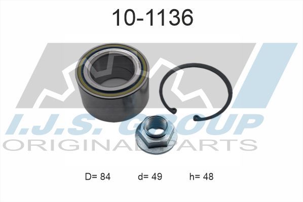 Комплект подшипника ступицы колеса IJS 101136
