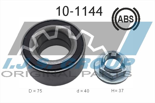 Комплект подшипника ступицы колеса IJS 101144