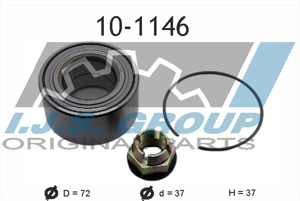 Комплект подшипника ступицы колеса IJS 101146