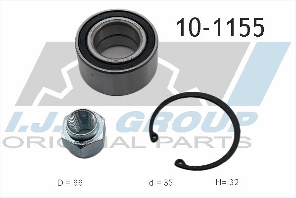 Комплект подшипника ступицы колеса IJS 101155