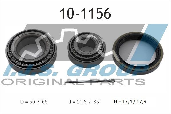 Комплект подшипника ступицы колеса IJS 101156