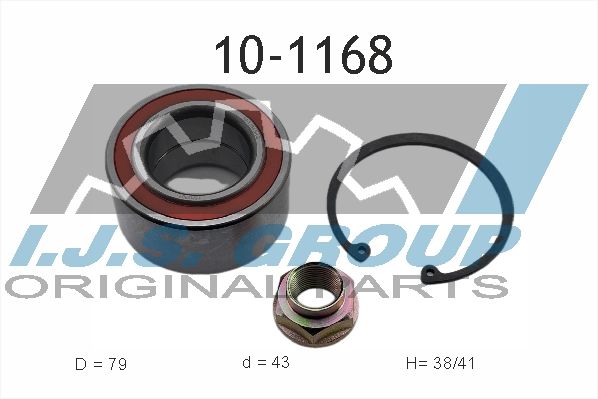 Комплект подшипника ступицы колеса IJS 101168