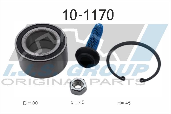 Комплект подшипника ступицы колеса IJS 101170
