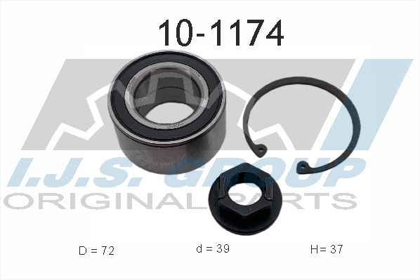 Комплект подшипника ступицы колеса IJS 101174