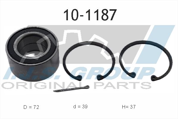 Комплект подшипника ступицы колеса IJS 101187