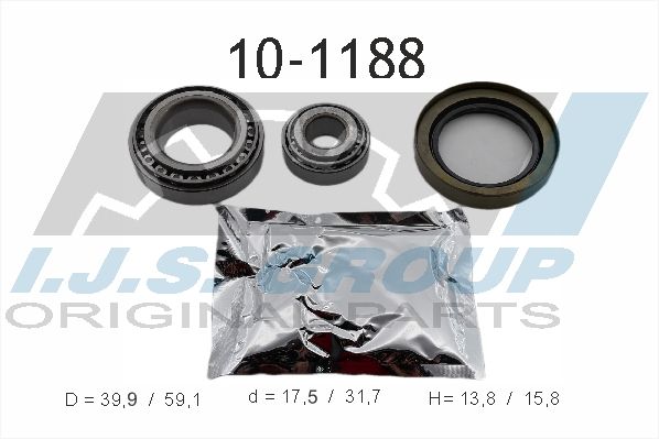 Комплект подшипника ступицы колеса IJS 101188