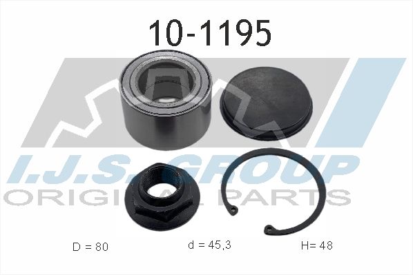 Комплект подшипника ступицы колеса IJS 101195
