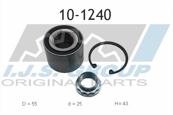 Комплект подшипника ступицы колеса IJS 101240