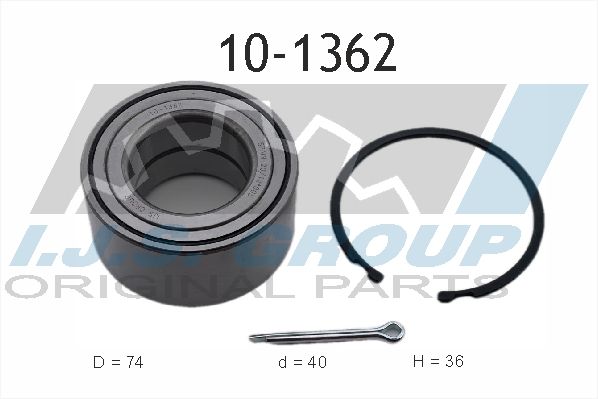 Комплект подшипника ступицы колеса IJS 101362