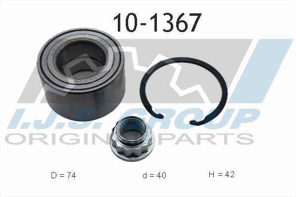Комплект подшипника ступицы колеса IJS 101367