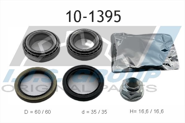 Комплект подшипника ступицы колеса IJS 101395