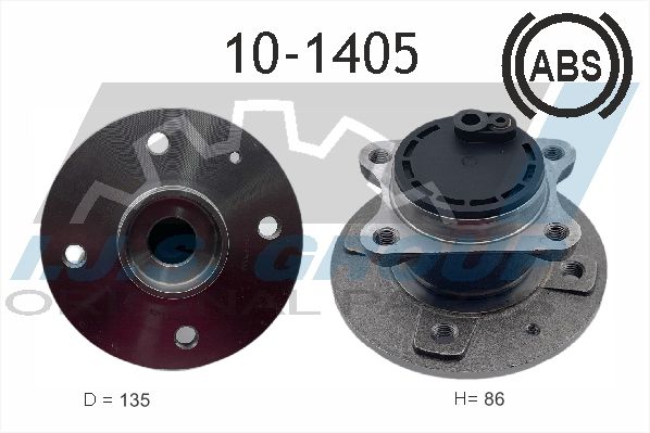 Комплект подшипника ступицы колеса IJS 101405