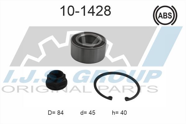Комплект подшипника ступицы колеса IJS 101428