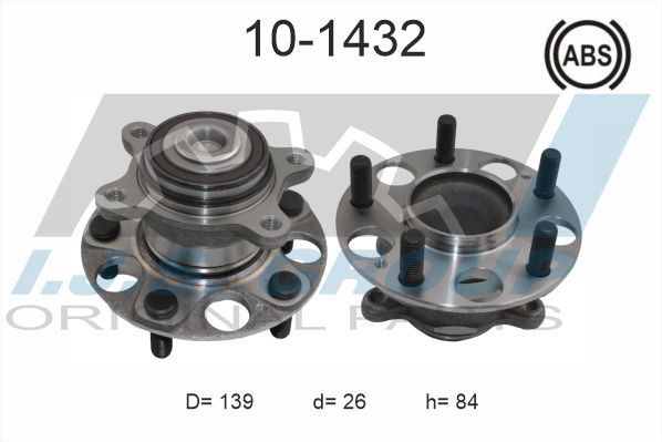 Комплект подшипника ступицы колеса IJS 101432