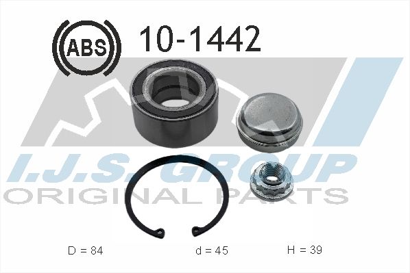 Комплект подшипника ступицы колеса IJS 101442