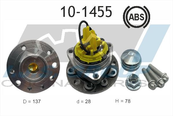 Комплект подшипника ступицы колеса IJS 101455
