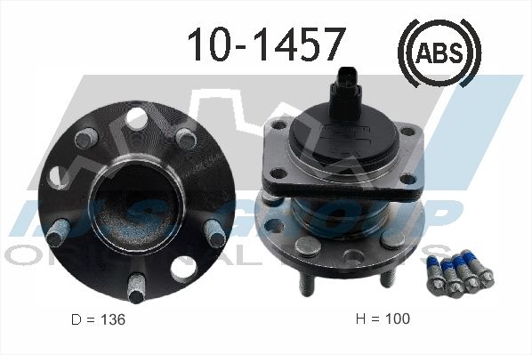 Комплект подшипника ступицы колеса IJS 101457
