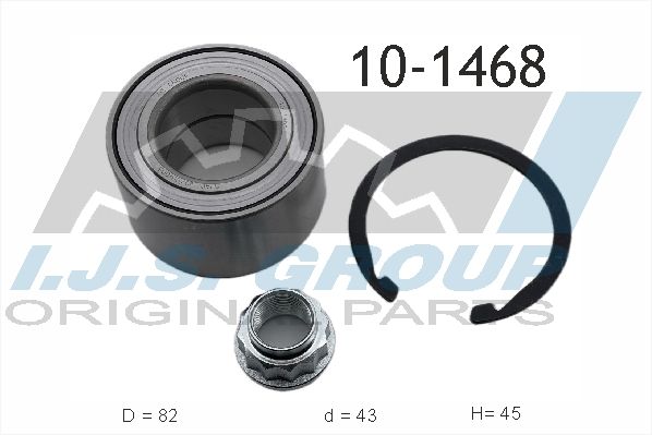 Комплект подшипника ступицы колеса IJS 101468