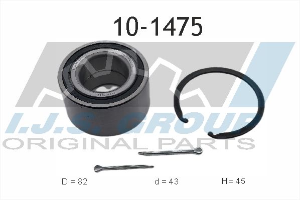 Комплект подшипника ступицы колеса IJS 101475