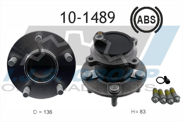 Комплект подшипника ступицы колеса IJS 101489