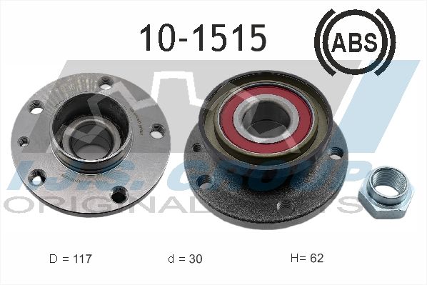 Комплект подшипника ступицы колеса IJS 101515