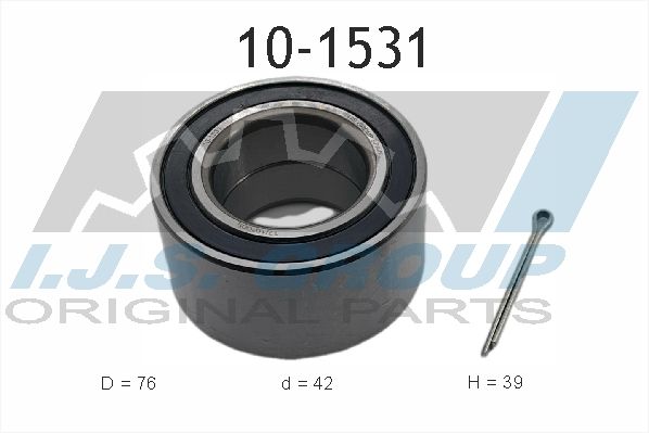 Комплект подшипника ступицы колеса IJS 101531