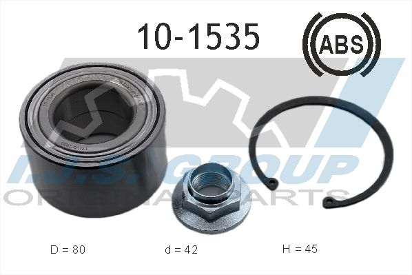 Комплект подшипника ступицы колеса IJS 101535