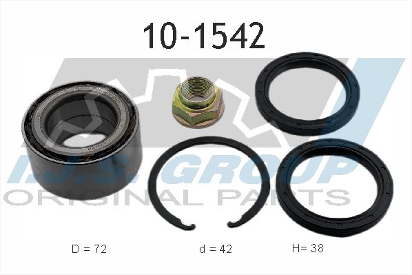Комплект подшипника ступицы колеса IJS 101542
