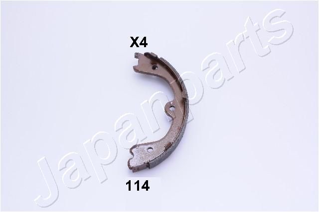 Комплект тормозных колодок, стояночная тормозная система JAPANPARTS GF114AF