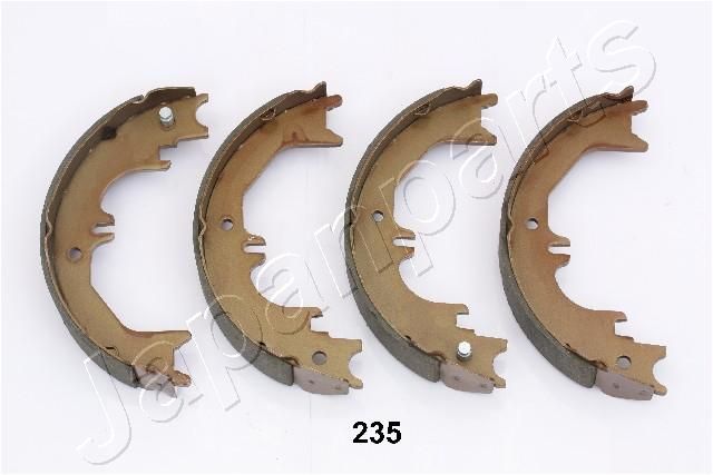 Комплект тормозных колодок, стояночная тормозная система JAPANPARTS GF235AF