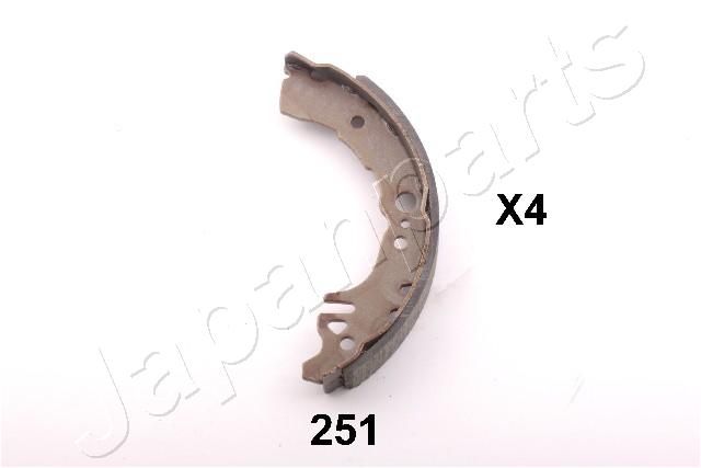 Комплект тормозных колодок JAPANPARTS GF251AF