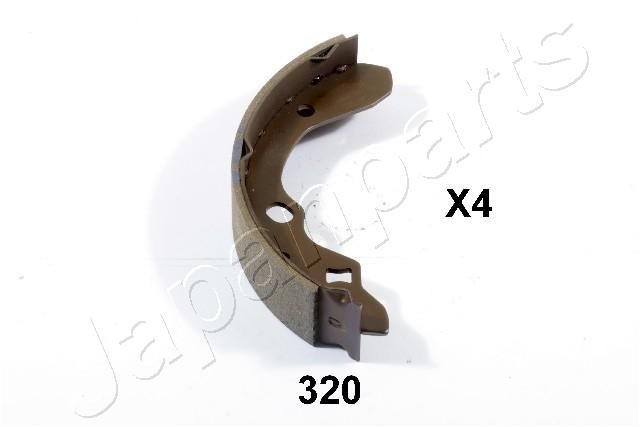 Комплект тормозных колодок, стояночная тормозная система JAPANPARTS GF320AF