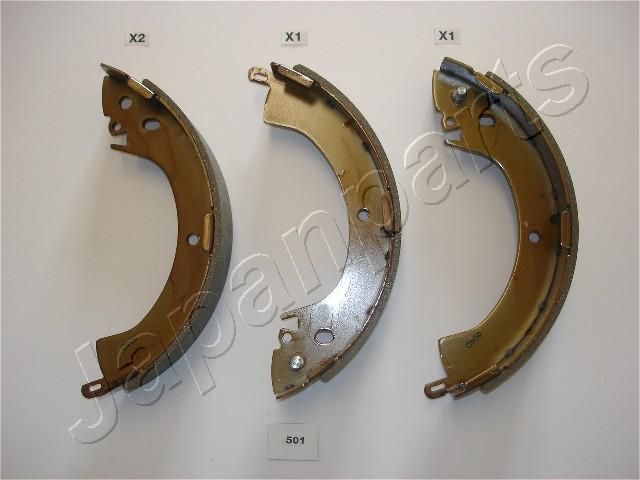 Комплект тормозных колодок JAPANPARTS GF501AF
