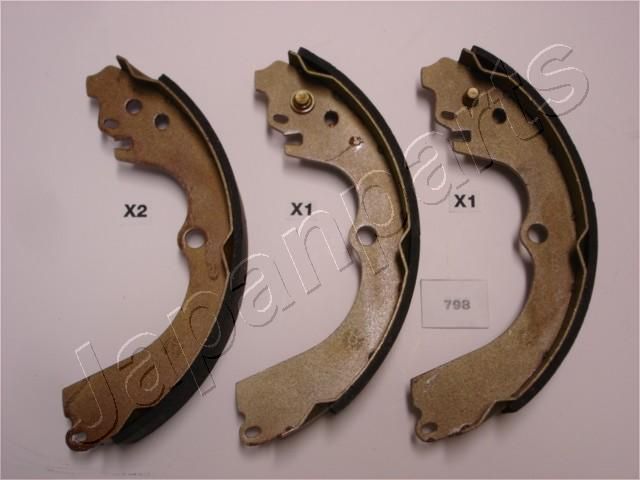 Комплект тормозных колодок JAPANPARTS GF798AF