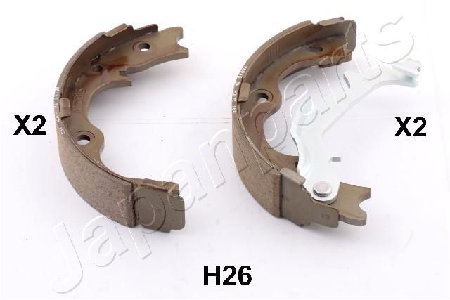 Комплект тормозных колодок, стояночная тормозная система JAPANPARTS GFH26AF