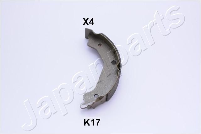 Комплект тормозных колодок, стояночная тормозная система JAPANPARTS GFK17AF