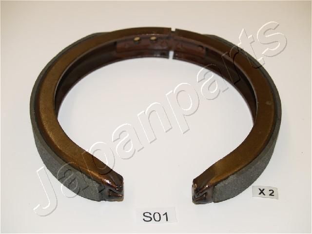 Комплект тормозных колодок, стояночная тормозная система JAPANPARTS GFS01AF