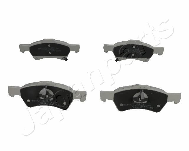 Комплект тормозных колодок, дисковый тормоз JAPANPARTS PA002AF