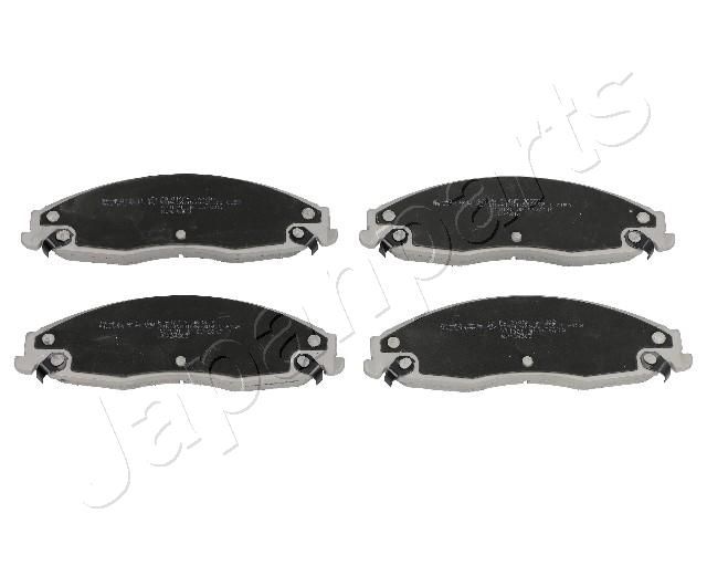 Комплект тормозных колодок, дисковый тормоз JAPANPARTS PA014AF