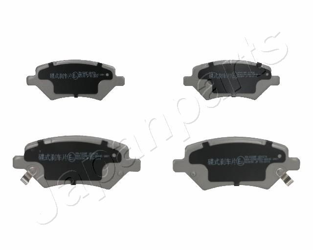 Комплект тормозных колодок, дисковый тормоз JAPANPARTS PA022AF