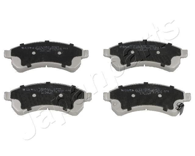 Комплект тормозных колодок, дисковый тормоз JAPANPARTS PA025AF