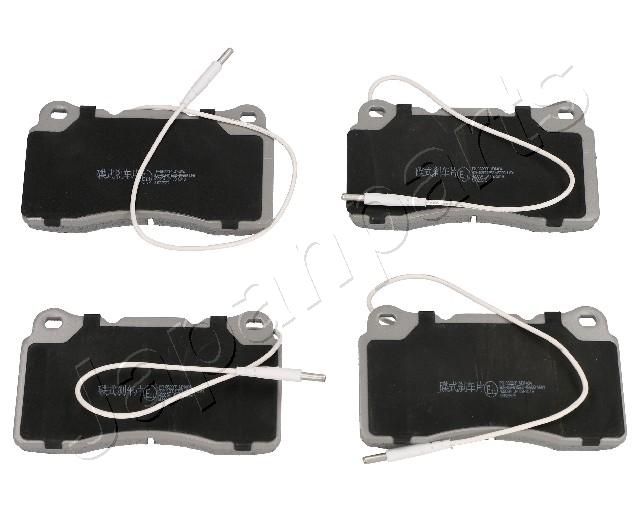Комплект тормозных колодок, дисковый тормоз JAPANPARTS PA0622AF