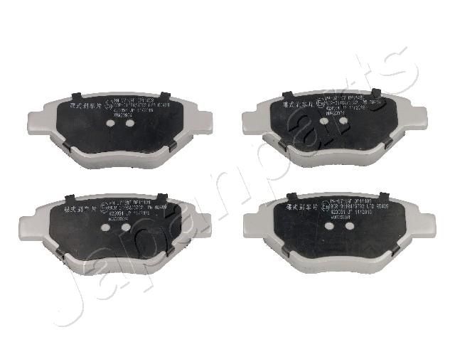 Комплект тормозных колодок, дисковый тормоз JAPANPARTS PA0716AF