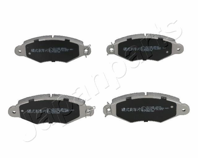Комплект тормозных колодок, дисковый тормоз JAPANPARTS PA114AF