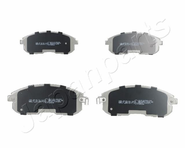 Комплект тормозных колодок, дисковый тормоз JAPANPARTS PA143AF