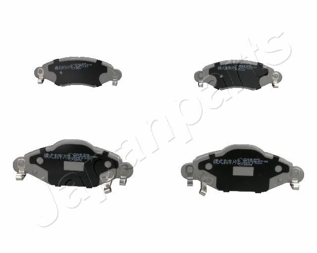 Комплект тормозных колодок, дисковый тормоз JAPANPARTS PA204AF