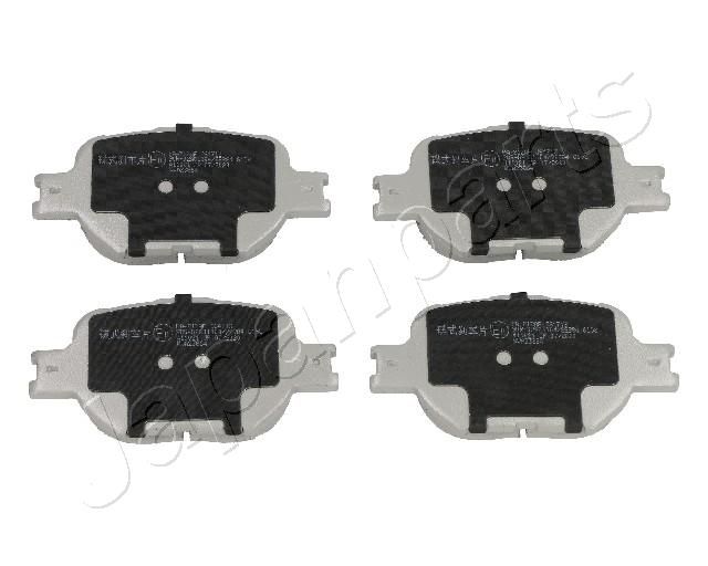 Комплект тормозных колодок, дисковый тормоз JAPANPARTS PA212AF