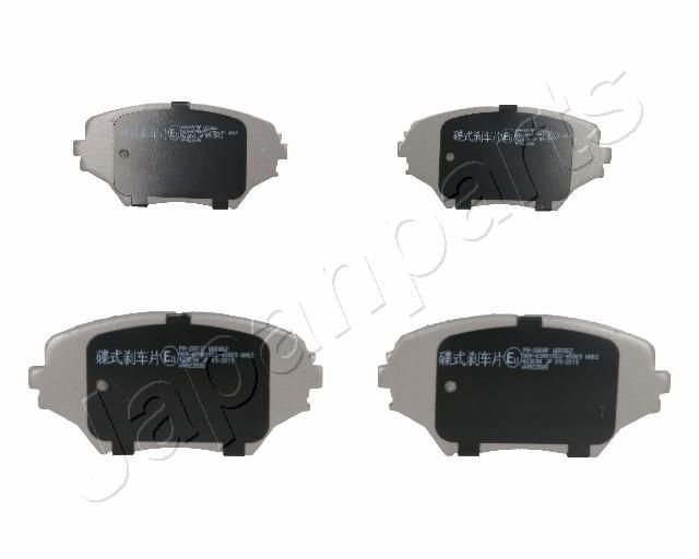 Комплект тормозных колодок, дисковый тормоз JAPANPARTS PA280AF