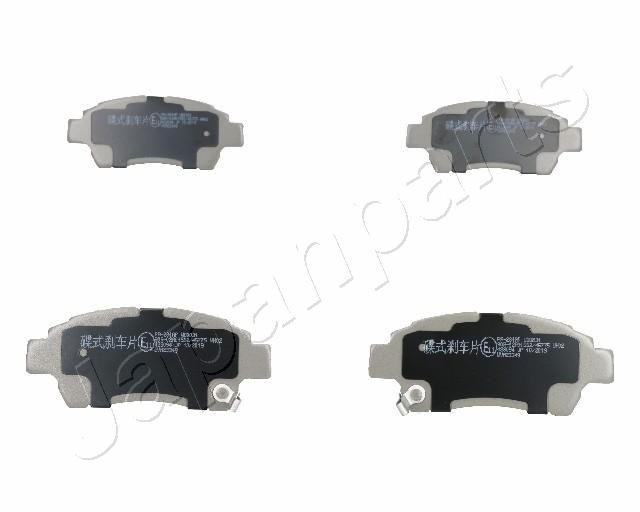 Комплект тормозных колодок, дисковый тормоз JAPANPARTS PA281AF