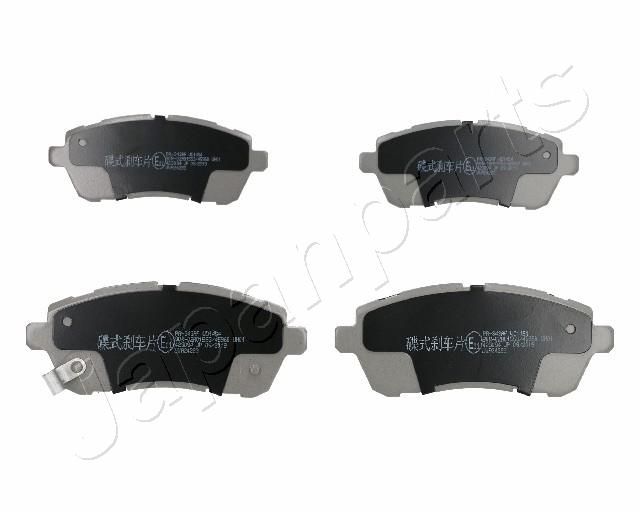 Комплект тормозных колодок, дисковый тормоз JAPANPARTS PA343AF